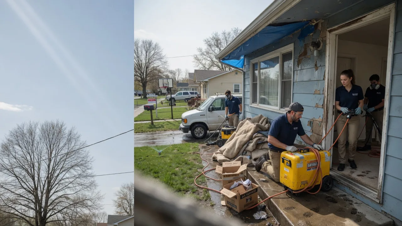 Basement Flood Cleanup in Chandler, OK near me